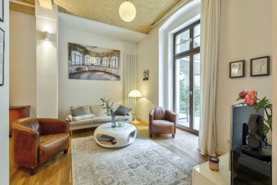 Historischer Charme- 3-Zimmer-Maisonette-Wohnung mit Terrasse, Balkon und EBK