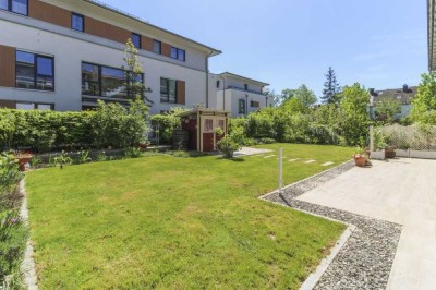 Altersgerechte Gartenwohnung mit eigenem Südgarten und Terrasse in ruhiger Lage!