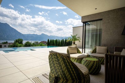 Traumhafte Design-Villa mit Panoramablick auf den Traunsee