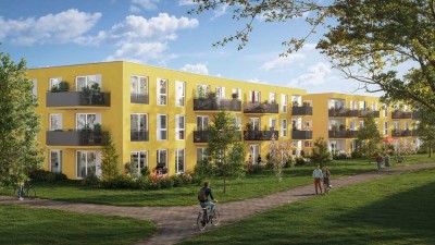 2-Zimmer-Wohnung mit Südbalkon & Parkett im Max-Kraus-Quartier entdecken