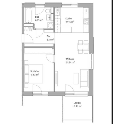Neubauwohnung mit EBK und Balkon in Kirchheim bei München