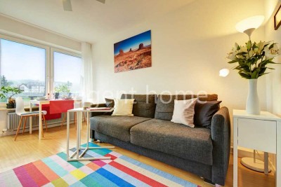 MÖBLIERT - COZY LIVING - Gemütliche Wohnung mit Balkon und Blick ins Grüne