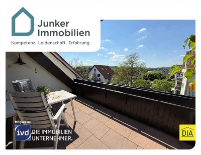 Filderstadt: Lichtdurchflutete Maisonette mit Galerie, Dachterrasse und viel Raum zum Leben