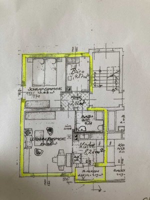 3-Zimmer-1.OG-Wohnung mit guter Innenausstattung mit EBK in Augsburg