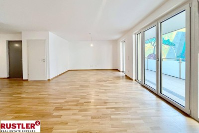 Neu gebaute Eigentumswohnung mit West-Balkon