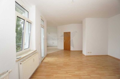 Gemütliche 1-Raum-Balkon-Wohnung nahe der Zwickauer Mulde