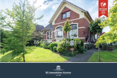 Nähe Leer! Charmantes Einfamilienhaus mit Garage, Gartenanlage und Terrasse in zentraler Lage!