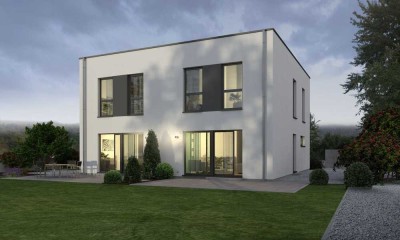 **Hagen** PURISTISCHES DOPPELHAUS Preis eine DHH mit Keller
