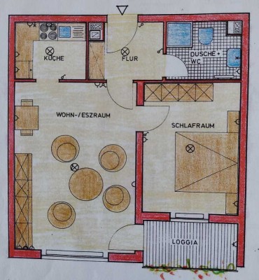 Kapitalanlage oder Eigenbezug, gut Vermietete 2 ZKB mit Balkon + Stellplatz ruhige Lage