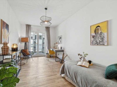 Neubaukomfort: 1-Zimmer-Wohnung mit Balkon und moderner Küche