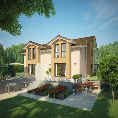 Exklusiv gelegen. Mit Liebe zur Natur bauen. Ein Haus, das berührt