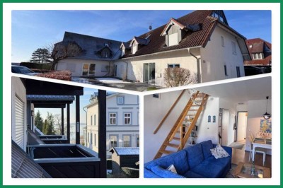 3-Raum Maisonnette Wohnung mit Wasserblick und Balkon!