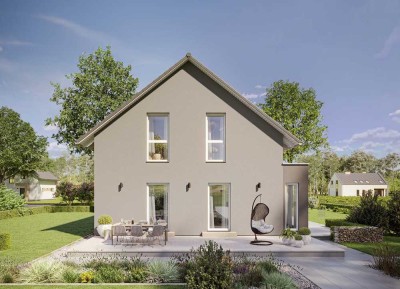 Modernes Einfamilienhaus mit 5 Zimmern – zum Ausbaue