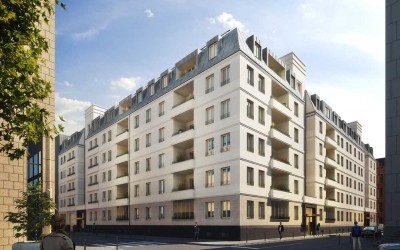 Exklusive 3-Zimmer-Wohnung mit Balkon und Einbauküche in Frankfurt