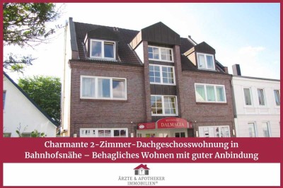 Gemütliche 2-Zimmer im Dachgeschoss - Bahnhofsnähe