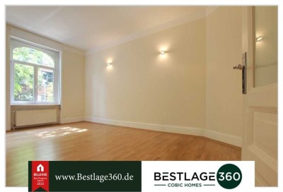 Exklusive 3-Zimmer-Altbauwohnung mit Terrasse und Gartennutzung in Ffm.-Nordend-Ost