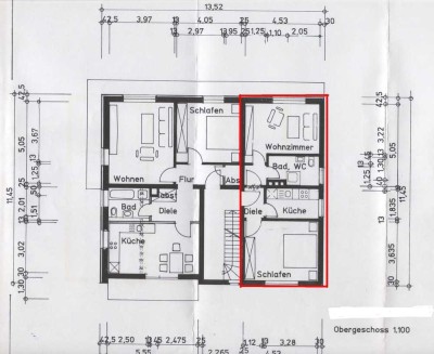 Vollständig renovierte 2-Raum-Wohnung, Küche + Bad in Hövelhof