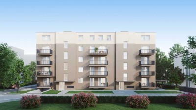moderne Eigentumswohnung im Neubau mit Balkon