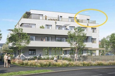 AM FLIEGENSPITZ - DIE COOLSTE WOHNUNG IM PROJEKT! | Kleinwohnung mit 2 Terrassen - Skyline Wien &amp; Sonnenuntergang | Provisionsfrei!