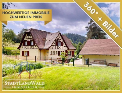 Exklusiver Immobilientraum im Elsass – romantisches Fachwerkhaus am Waldrand