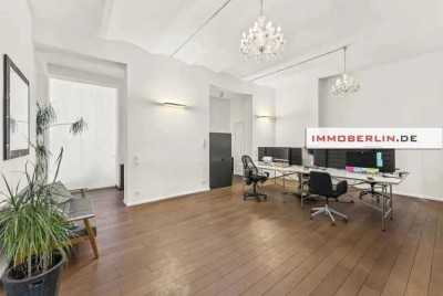 IMMOBERLIN.DE - Großzügige Altbauwohnung mit Balkon für Wohnen und/oder Gewerbe im Regierungsviertel