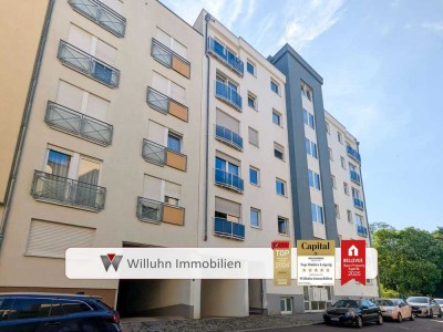 Gemütliche 2RW | Herrlicher Weitblick über Leipzig | Mit Aufzug, Balkon & Stellplatz | Fernwärme!