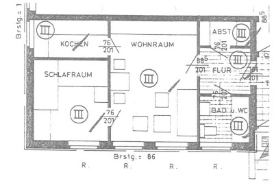 2 Zimmer Wohnung mit Einbauküche in Stadtrandlage von Bad Berleburg