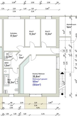 Erstbezug helle 4-Zimmer Wohnung in Schwedeneck