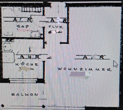 Schöne und gepflegte 1-Zimmer-Wohnung mit Balkon im Zentrum von Mönchengladbach