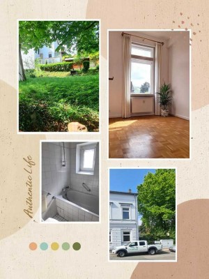 Charmantes 2-Zi.-Altbau-Apartement im 1.OG mit Gemeinschaftsgarten im Herzen des Essener Südens