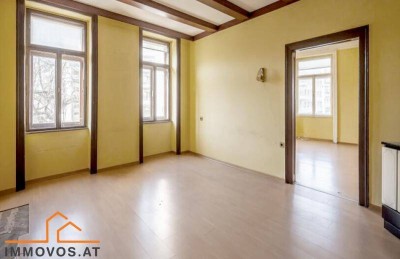 sanierungsbedürftige 2-ZIMMER ALTBAUWOHNUNG