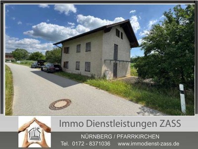 Rohbauhaus mit zusätzlichem Wiesengrundstück