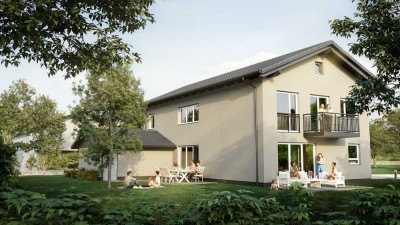 Traumhafter Bergblick! Neuwertige Doppelhaushälfte bei Bad Feilnbach – ideal für Paare