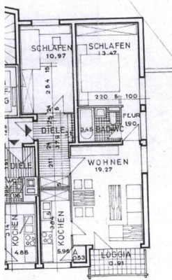 *attraktive 3-Zimmer-Wohnung mit Loggia*