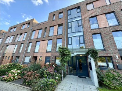 Individuelle Penthousewohnung mit Dachterrasse am Klein Flottbeker Bahnhof