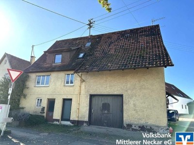 Sanierungsbedürftiges Wohnhaus mit Scheune und viel Potenzial in Wolfschlugen