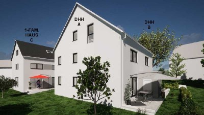 LÄNDLICH WOHNEN: NEUBAU DHH IN SCHLIER-WETZISREUTE