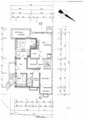 Sehr ruhige 2-Zi-Wohnung mit Terrasse u. Einbauküche in Esslingen-Rüdern