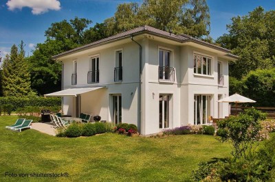 ❤️ Velten bei Berlin, ruhige Süd-West-Lage, Freier Blick, Grundstück + massives individuelles Haus