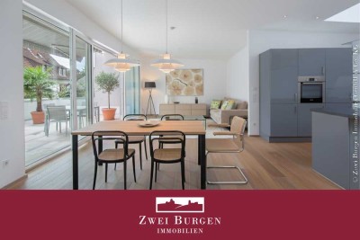 Sonnig, modern & stadtnah – nahezu neuwertige 3-Zimmer-ETW mit Dachterrasse in Weinheim-Nordstadt