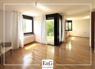 Charmante Gartenwohnung mit Terrasse und Garage in ruhiger Aussichtslage in Esslingen-Krummenacker