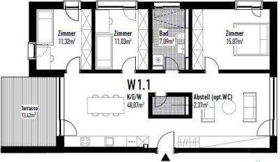 Wohnung in Ottenbach