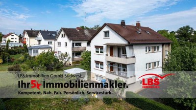 Zwei-/Dreifamilienhaus mit Werkstatt/Büro im Untergeschoss
