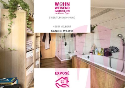 Dachgeschosswohnung mit Loggia und Einbauküche in Velbert
