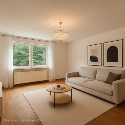 Renovierte 3-Zimmer-Wohnung mit Balkon und TG-Stellplatz