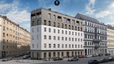 ++LIVING AT AUGARTEN++ Exklusive 3-Zimmer-DG Wohnung mit Loggia und großer Dachterrasse