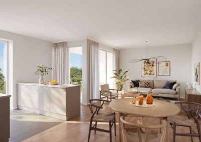 Wir bauen für Sie den "Sonnenhof" - Neubau-Dachgeschosswohnung mit 124 m² in Holzhausen