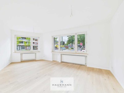 Erdgeschosswohnung in Düsseldorf mit Garage und Balkon zur Miete – Erstbezug nach Sanierung
