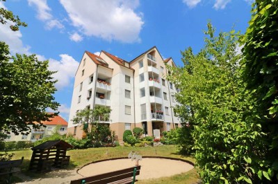 Freizeitstandort  vor den Toren Leipzig -  gepflegte 3-Zimmer-Wohnung mit Balkon