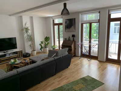Exklusive, moderne 3-Zimmer-Wohnung mit großem Balkon und Einbauküche in Leipzig Gohlis-Süd